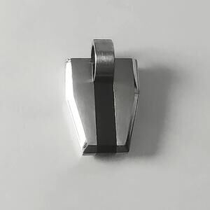 Stainless Steel Silver and Black Pendant